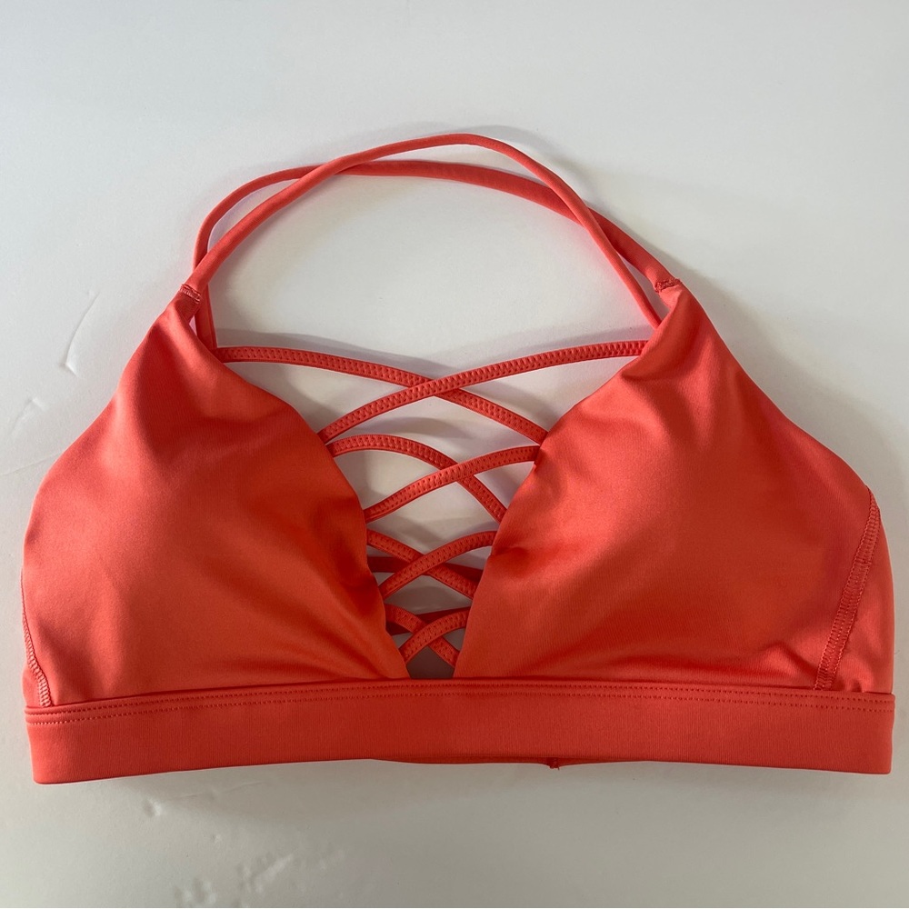 Victoria’s Secret strappy sports bra.
